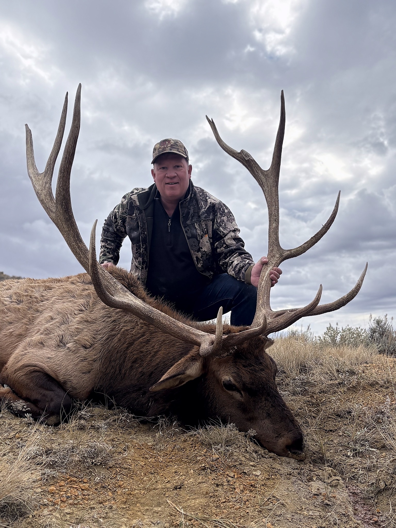 Lee Hudson on an elk hunt